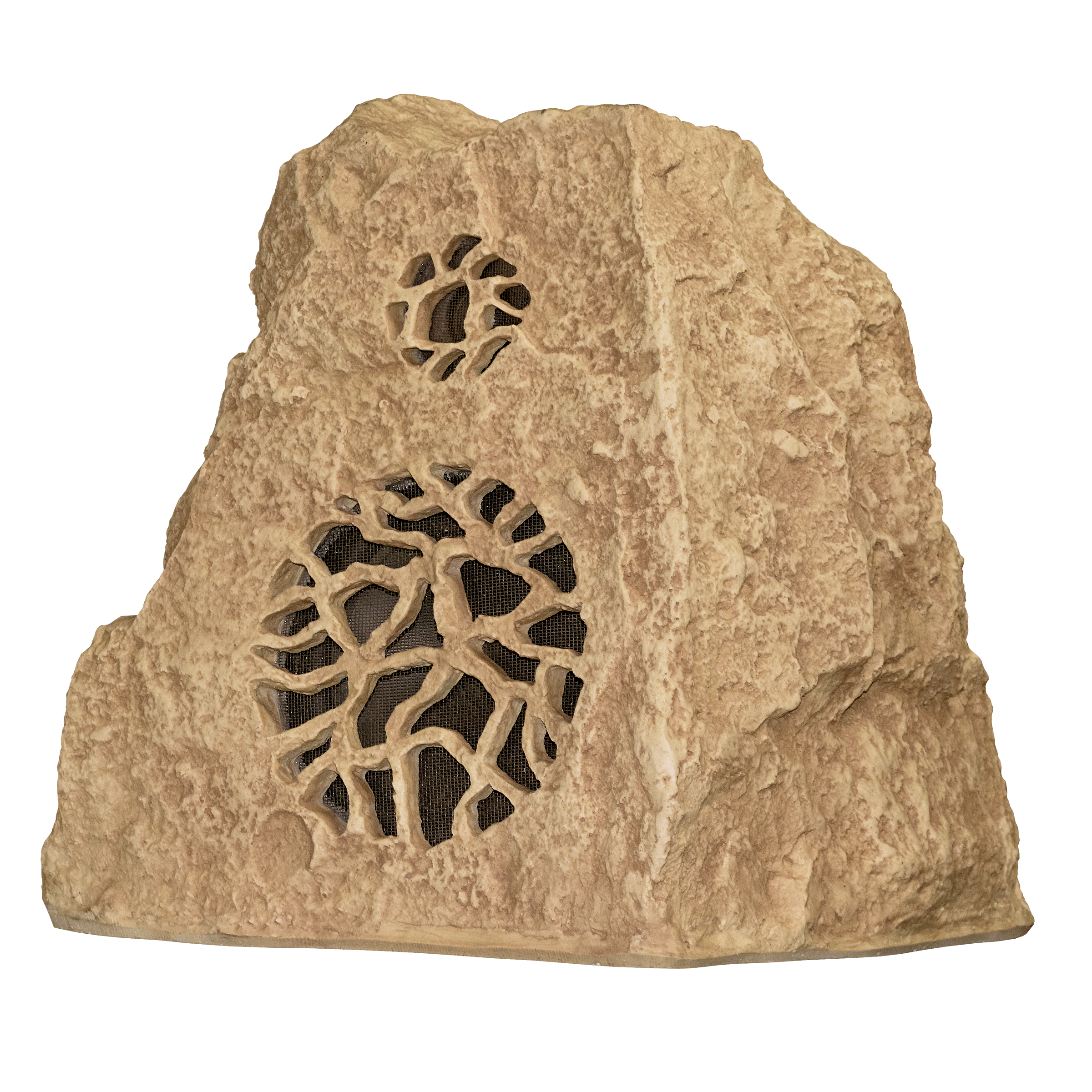 8" two-way outdoor rock speaker-Sandstone w/Transformer